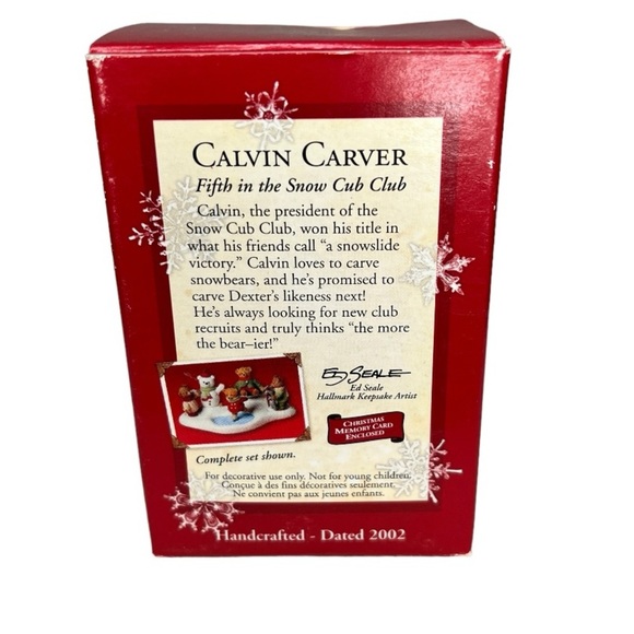 Hallmark Keepsake Ornament Calvin‎ Carver NIB - Picture 2 of 4
